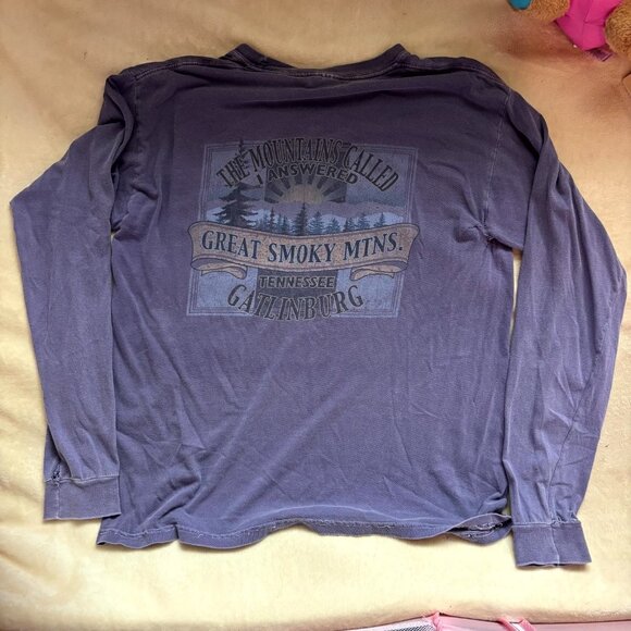 The Mountains Are Calling Great Smoky Mountains Gatlinburg Tennessee Long Sleeve - Picture 1 of 4